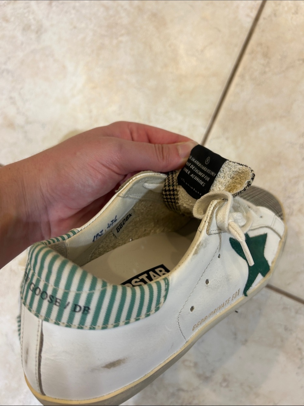 Golden Goose Women’s Size 8 Leather Sneakers - Picture 6 of 6